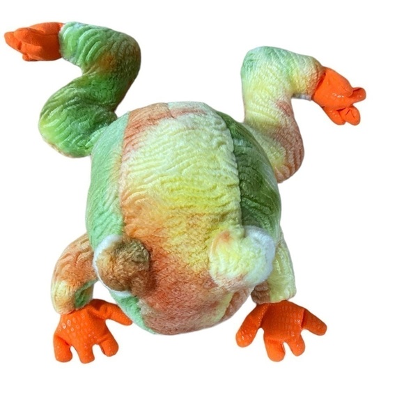 Prince The Frog Retired 2000 TY Beanie Buddy 13in Bullfrog Tie dye - Picture 5 of 10